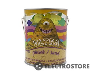 Epee Piasek UltraPiasek puszka 900g 4 duże foremki 2 narzędzia żółty Morskie życie