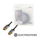 LogiLink Kabel HDMI 4K/60Hz aluminium 5m Czarny