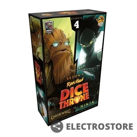 Lucky Duck Games Gra Dice Throne Starcie 4 Drzewiec vs. Ninja