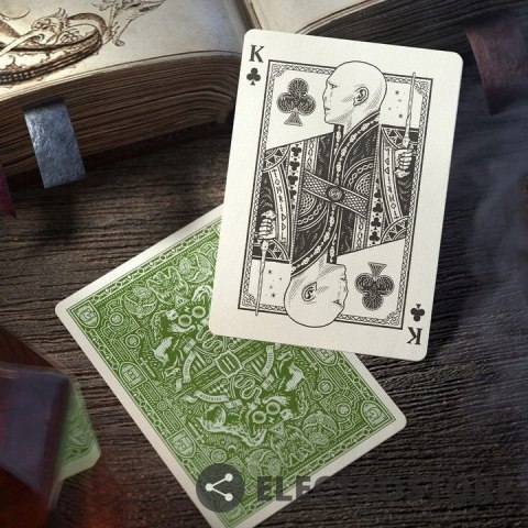 Bicycle Karty Harry Potter talia zielona - Slytherin Bicycle Karty Harry Potter talia zielona - Slytherin