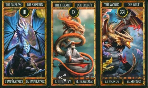 Bicycle Karty Tarot Dragons Anne Stokes Bicycle Karty Tarot Dragons Anne Stokes