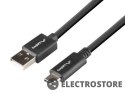 Lanberg Kabel USB-C(M)->USB-A(M) 2.0 1.8m czarny BOX QC 3.0