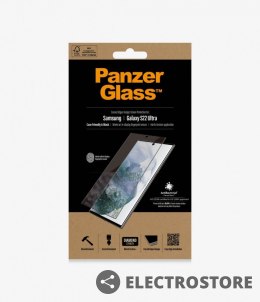 Panzerglass Szkło hartowane E2E Microfracture Samsung S22 Ultra G908 Case Friendly AntiBacterial