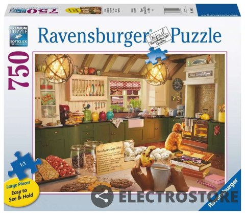Ravensburger Polska Puzzle Duży Format Przytulna kuchnia 750 elementów