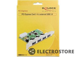 Delock Karta PCI Express -> USB 3.0 4-port NEC