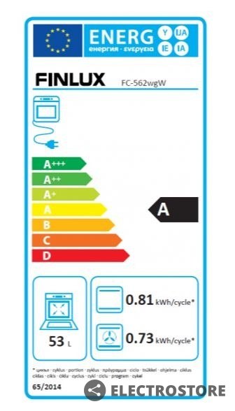 Finlux Kuchnia gazowo-elektryczna FC-562WGW Finlux Kuchnia gazowo-elektryczna FC-562WGW