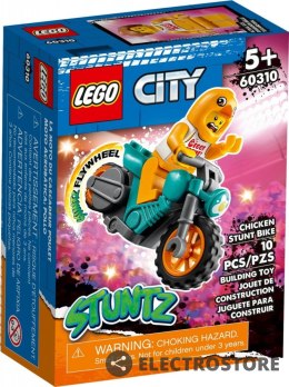 LEGO Klocki City 60310 Motocykl kaskaderski z kurczakiem