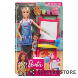 Mattel Lalka Barbie Kariera Zestaw Nauczycielka Plastyki