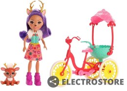 Mattel Lalka Enchantimals + Pojazd