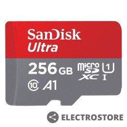 SanDisk Ultra microSDXC 256GB 120MB/s A1 + Adapter SD