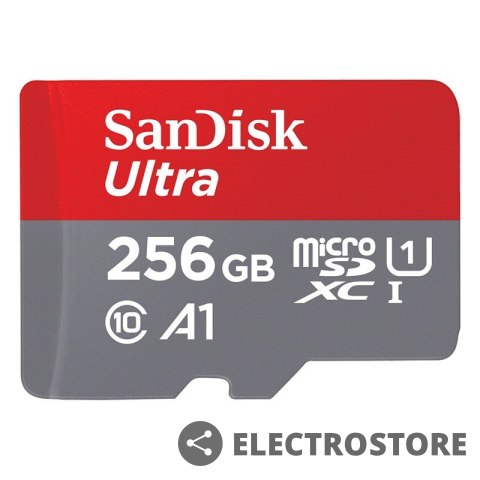 SanDisk Ultra microSDXC 256GB 120MB/s A1 + Adapter SD