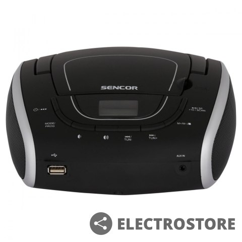 Sencor Przenośny odtwarzacz CD SPT 1600 BS, CD/MP3/USB/Radio FM Sencor Przenośny odtwarzacz CD SPT 1600 BS, CD/MP3/USB/Radio FM