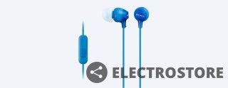 Sony Słuchawki handsfree mikrofon MDR-EX15AP Blue