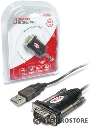 Unitek Adapter USB do 1xRS-232 ; Y-105