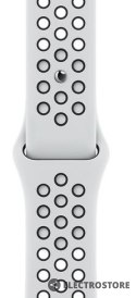 Apple Watch Nike SE GPS + Cellular, 40mm koperta z aluminium w kolorze srebrnym z paskiem sportowym Nike w kolorze czysta platyna/czar