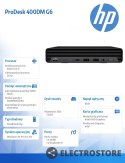 HP Inc. Komputer ProDesk 400DM G6 i7-10700T 512/16/W10P 1C6Z4EA