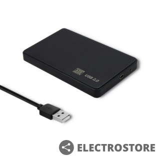 Qoltec Obudowa na dysk HDD/SSD 2.5 cala SATA3 | USB 2.0 | Czarny