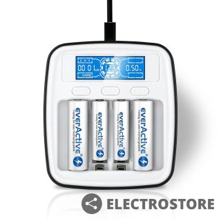 EverActive Ładowarka mikroprocesorowa do ogniw i akumulatorków NC-1000M