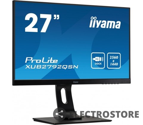 IIYAMA Monitor 27 cali XUB2792QSN-B1 IPS,QHD,USB-C,DaisyChain,DP,HDMI,USB3.0