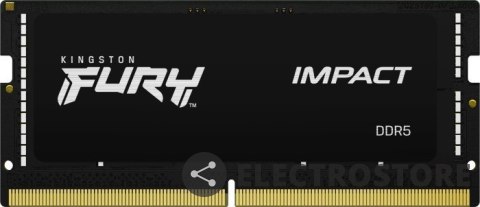 Kingston Pamięć DDR5 SODIMM Fury Impact 32GB(1*32GB)/4800 CL38