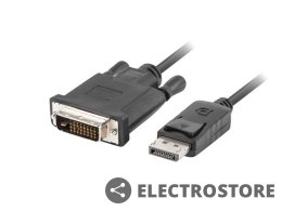 Lanberg Kabel DisplayPort - DVI-D(24+1) M/M 1m czarny