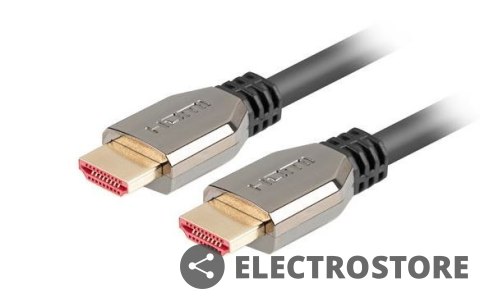 Lanberg Kabel HDMI M/M V2.1 1.8M 8K 60Hz czarny Lanberg Kabel HDMI M/M V2.1 1.8M 8K 60Hz czarny