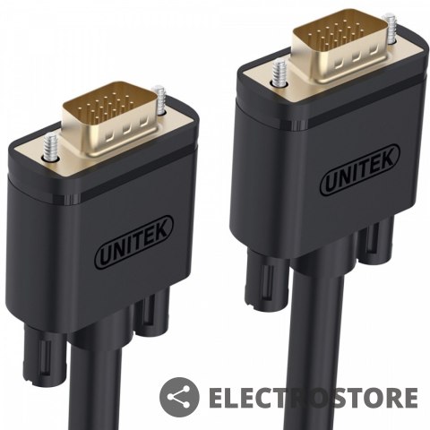 Unitek Kabel VGA PREMIUM HD15 M/M, 1.0m; Y-C511G Unitek Kabel VGA PREMIUM HD15 M/M, 1.0m; Y-C511G