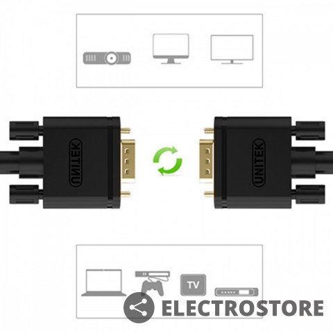 Unitek Kabel VGA PREMIUM HD15 M/M, 1.0m; Y-C511G Unitek Kabel VGA PREMIUM HD15 M/M, 1.0m; Y-C511G