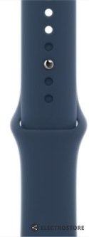 Apple Apple Watch Series 7 GPS + Cellular, 45mm Koperta ze stali nierdzewnej w kolorze złotym z paskiem sportowym w kolorze błękitnej 