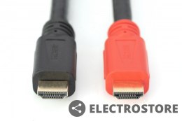 Digitus Kabel połączeniowy HDMI HighSpeed z Ethernetem ze wzmacniaczem 4K 30Hz UHD HDMI A/A M/M 15m