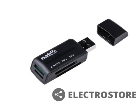 Natec Czytnik kart pamięci ANT 3 Mini (SDHC/MMC/M2/Micro SD) Black Natec Czytnik kart pamięci ANT 3 Mini (SDHC/MMC/M2/Micro SD) Black