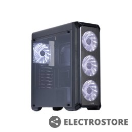 Zalman Obudowa I3 ATX Mid Tower PC Case White LED fan x4