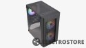 AeroCool Obudowa Hexform TG FRGB USB 3.0 Mini Tower czarna