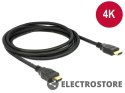 Delock Kabel HDMI-HDMI 4K Ethernet 2m czarny