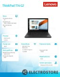 Lenovo Ultrabook ThinkPad T14 G2 20W000PGPB W10Pro i5-1135G7/16GB/512GB/INT/14.0 FHD/Black/3YRS OS