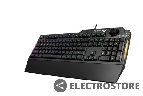 Asus Klawiatura TUF Gaiming K1 RGB lighting/USB/black