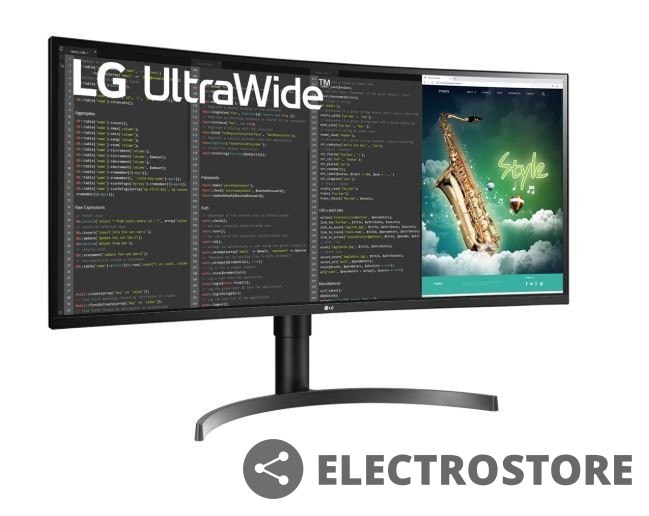 LG Electronics Monitor 35 cali 35WN75C-B 21:9 QHD Curved USB-C FreeSync LG Electronics Monitor 35 cali 35WN75C-B 21:9 QHD Curved USB-C FreeSync