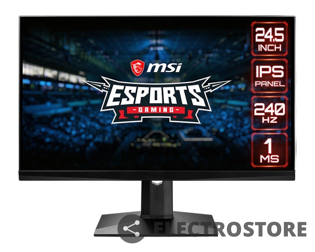 MSI Monitor 24.5 cali Optix MAG251RX FLAT/LED/FHD/NonTouch/czarny MSI Monitor 24.5 cali Optix MAG251RX FLAT/LED/FHD/NonTouch/czarny