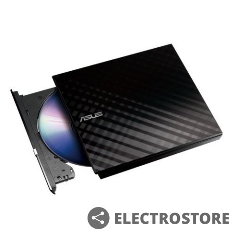 Asus Nagrywarka Zewnętrzna SDRW-08D2S-U Lite Slim DVD USB czarna