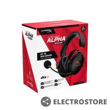 HyperX Zestaw słuchawkowy Cloud Alpha Wireless czerwony HyperX Zestaw słuchawkowy Cloud Alpha Wireless czerwony
