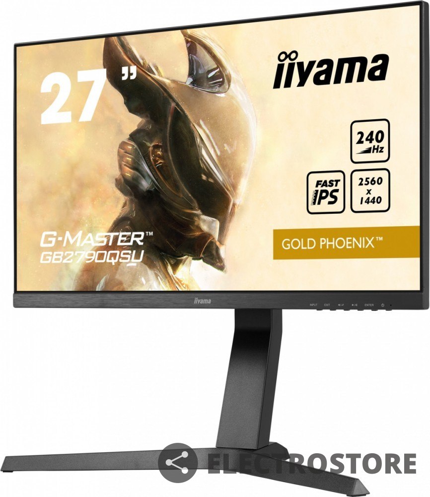IIYAMA Monitor 27 cali GB2790QSU-B1 1ms,IPS,DP,HDMI,240Hz,400cd,USB3.0