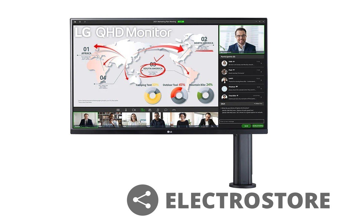 LG Electronics Monitor 31,5 cali 32QP880-B QHD IPS HDR10 AMD FreeSync LG Electronics Monitor 31,5 cali 32QP880-B QHD IPS HDR10 AMD FreeSync