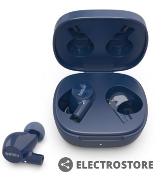 Belkin Słuchawki douszne bezprzewodowe niebieskie Soundform Rise