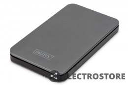 Digitus Obudowa zewnętrzna USB 3.0 Type-C na dysk SSD/HDD 2.5 cala SATA III, 9.5/7 mm, Aluminiowa