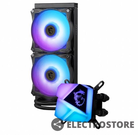 MSI Chłodzenie MAG CORELIQUID C240 240 mm ARGB Fan CPU Cooler MSI Chłodzenie MAG CORELIQUID C240 240 mm ARGB Fan CPU Cooler