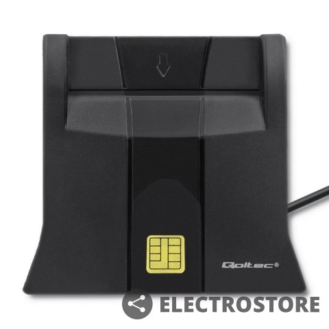Qoltec Inteligentny czytnik chipowych kart ID | USB 2.0 | Plug&play Qoltec Inteligentny czytnik chipowych kart ID | USB 2.0 | Plug&play