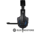 Defender Słuchawki nauszne z mikrofonem WARHEAD G-390 Czarno-niebieskie