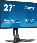 IIYAMA Monitor 27 cali XUB2793HS-B4 IPS, FHD, HDMI, DP, VGA, 2x2W, HAS, 300cd/m2