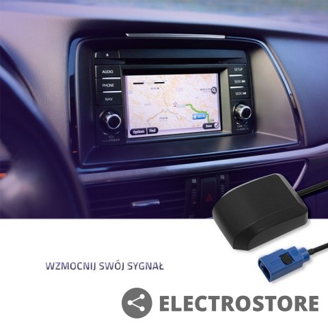 Qoltec Antena GPS | 28dBi | Zewnętrzna Qoltec Antena GPS | 28dBi | Zewnętrzna