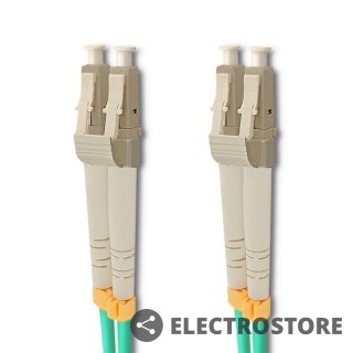 Qoltec Patchcord światłowodowy LC/UPC-LC/UPC | MM | 50/125 | OM3 | 3m